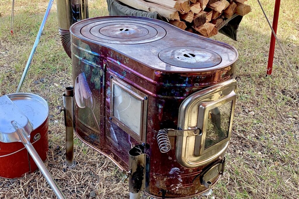 時計型のストーブ