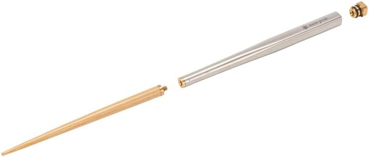 スノーピークの和武器Mをパーツごとに分解したものである。