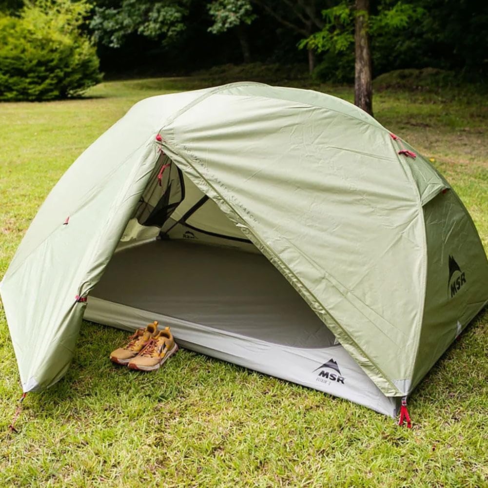 MSRエリクサー2はダブルウォールのスタンダードなドーム型テント