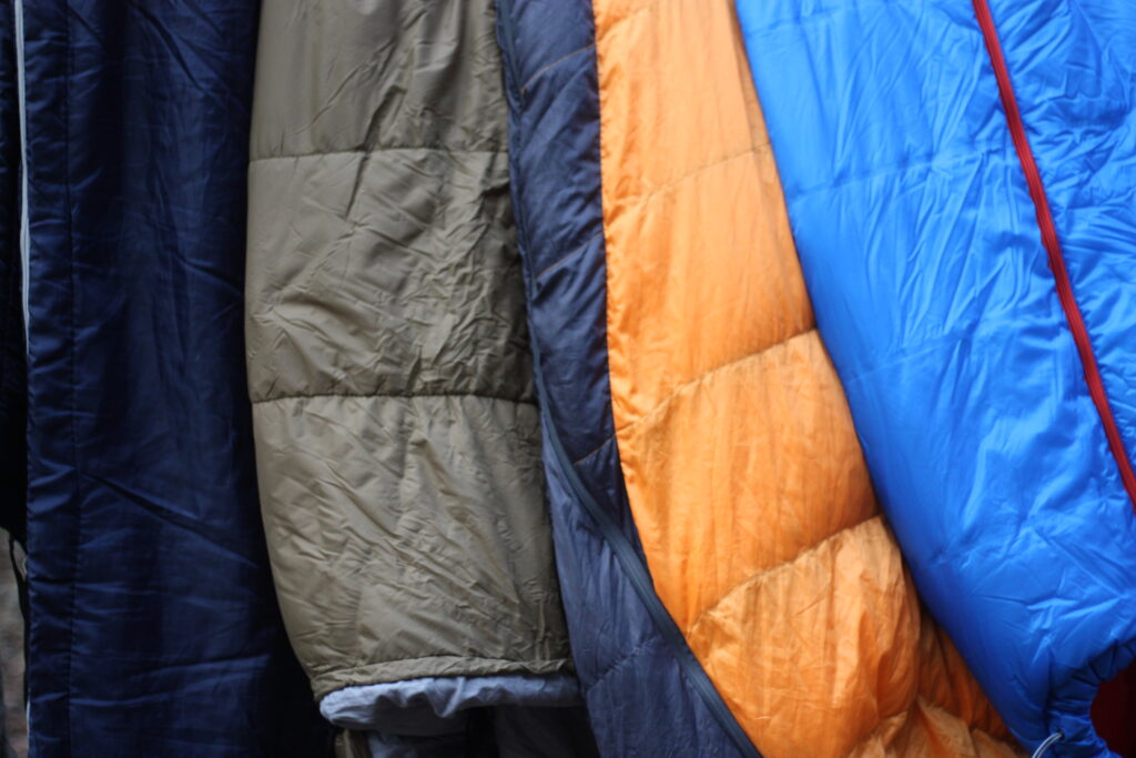 筆者の寝袋シリーズ