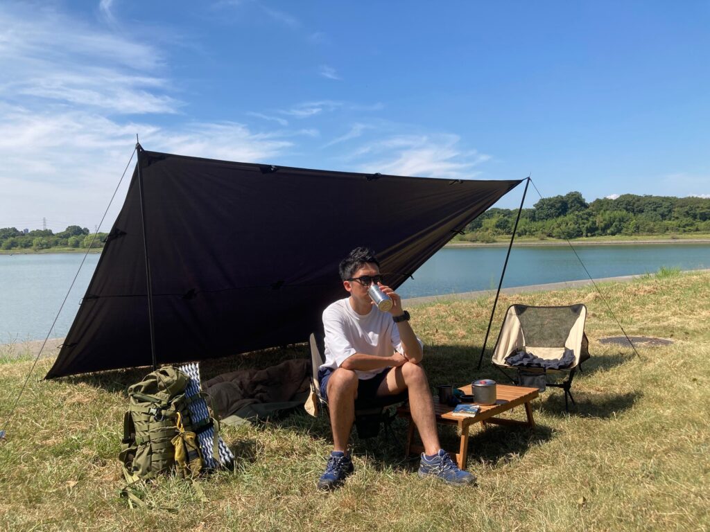 筆者が仲間とソログルキャンをしたときのものである。