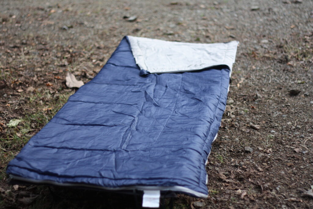 筆者の封筒型の寝袋