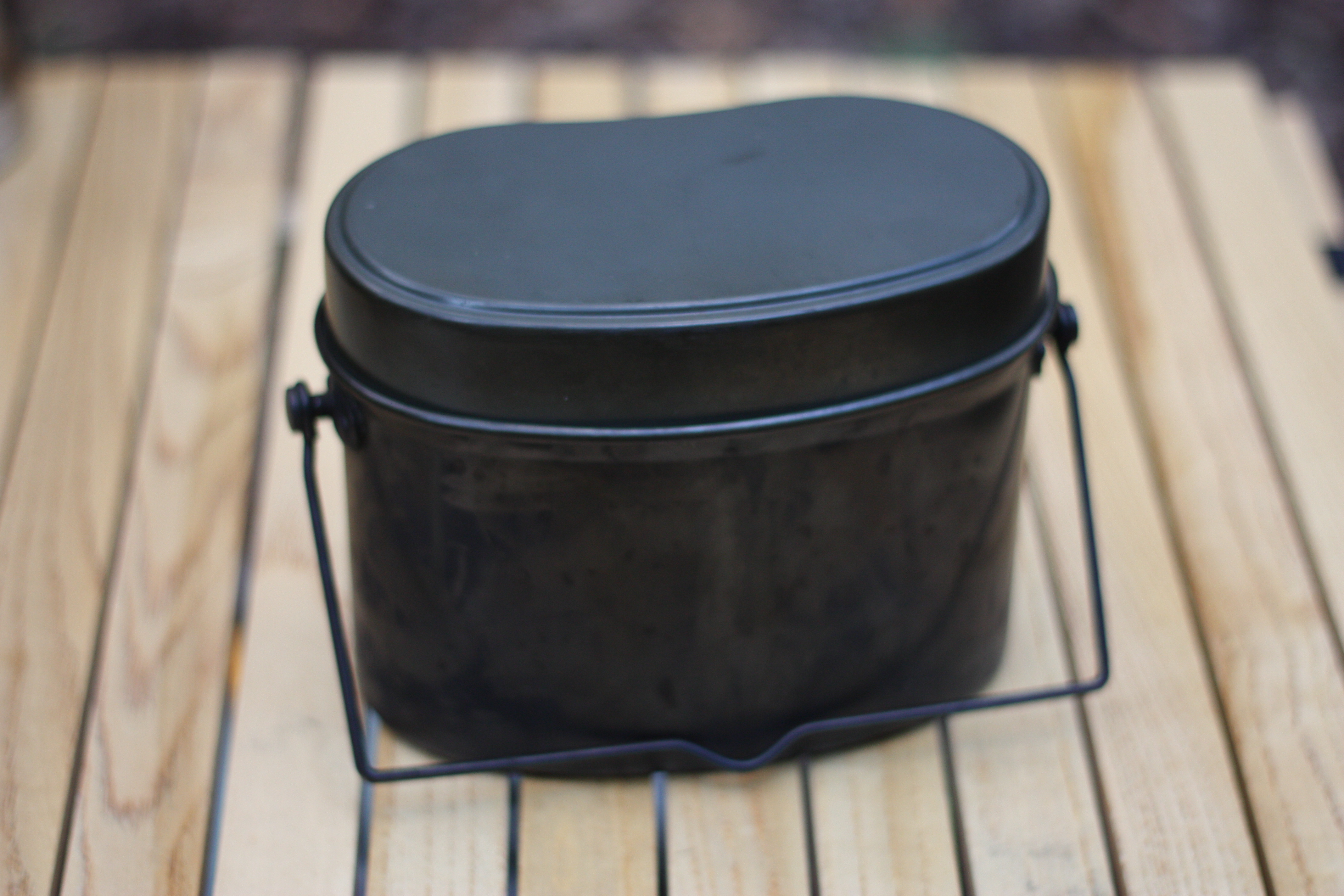 筆者の兵式飯盒