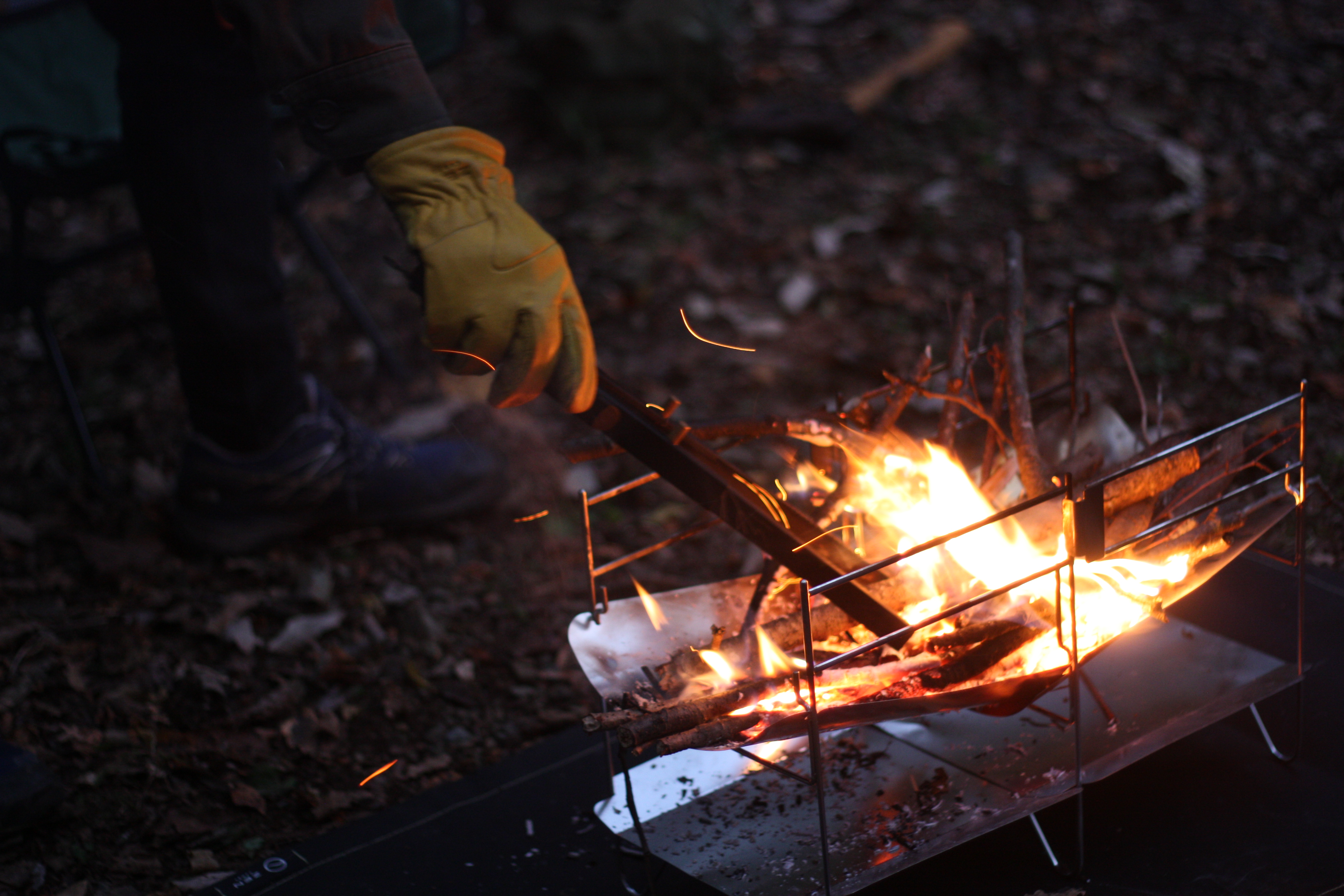 筆者の焚き火台