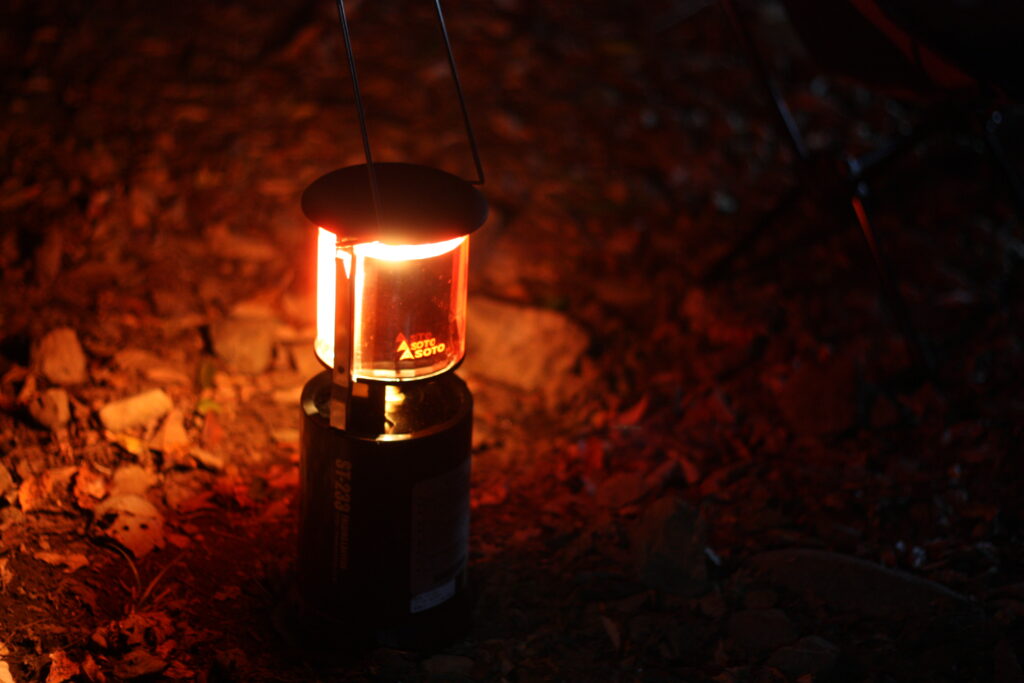 筆者のガスランタン