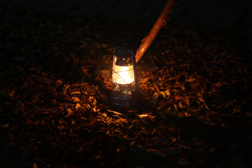 筆者の非加圧式灯油ランタン