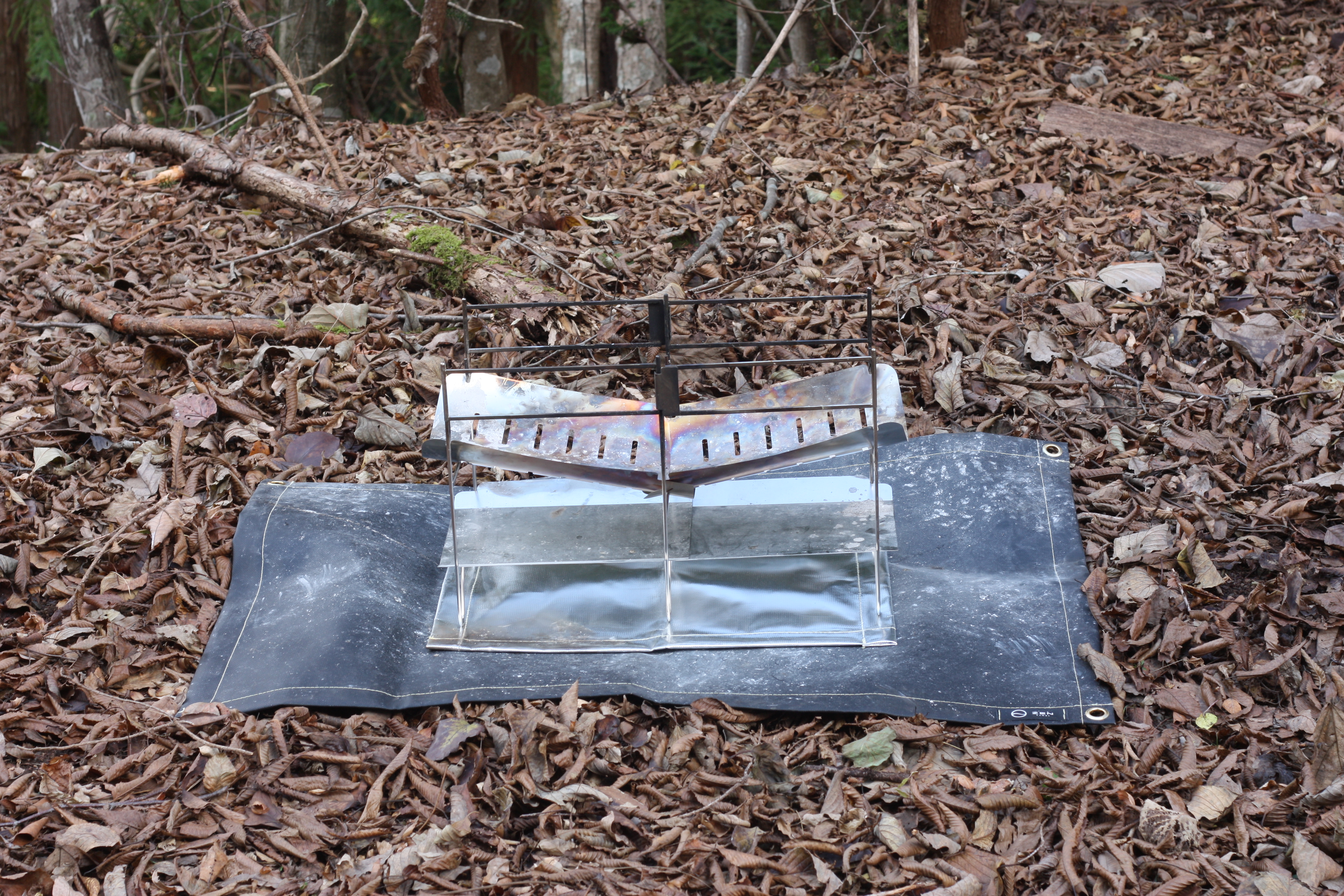 筆者の焚き火台 NT FIRE STAND