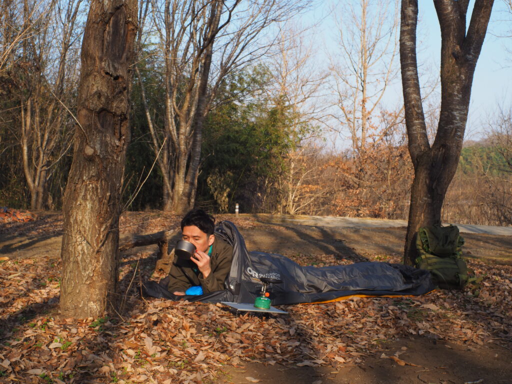 ゼロイチキャンプがYouTube撮影しているところ