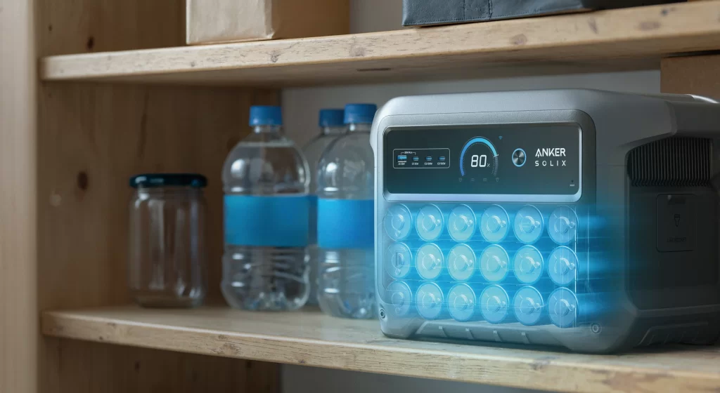 Anker Solix C1000 Gen 2 Portable Power Stationは、リン酸鉄リチウムイオン電池を採用。