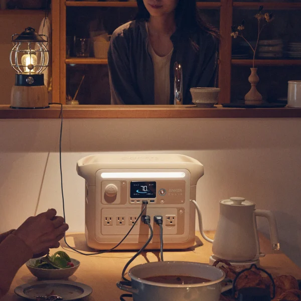 Anker Solix C1000 Portable Power Stationは、防災用としても最適な仕様。