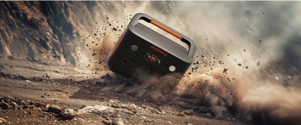 Jackeryのポータブル電源1000 Newは、UL認定レベルの耐火性、IEC 9レベルの耐衝撃性に対応する。